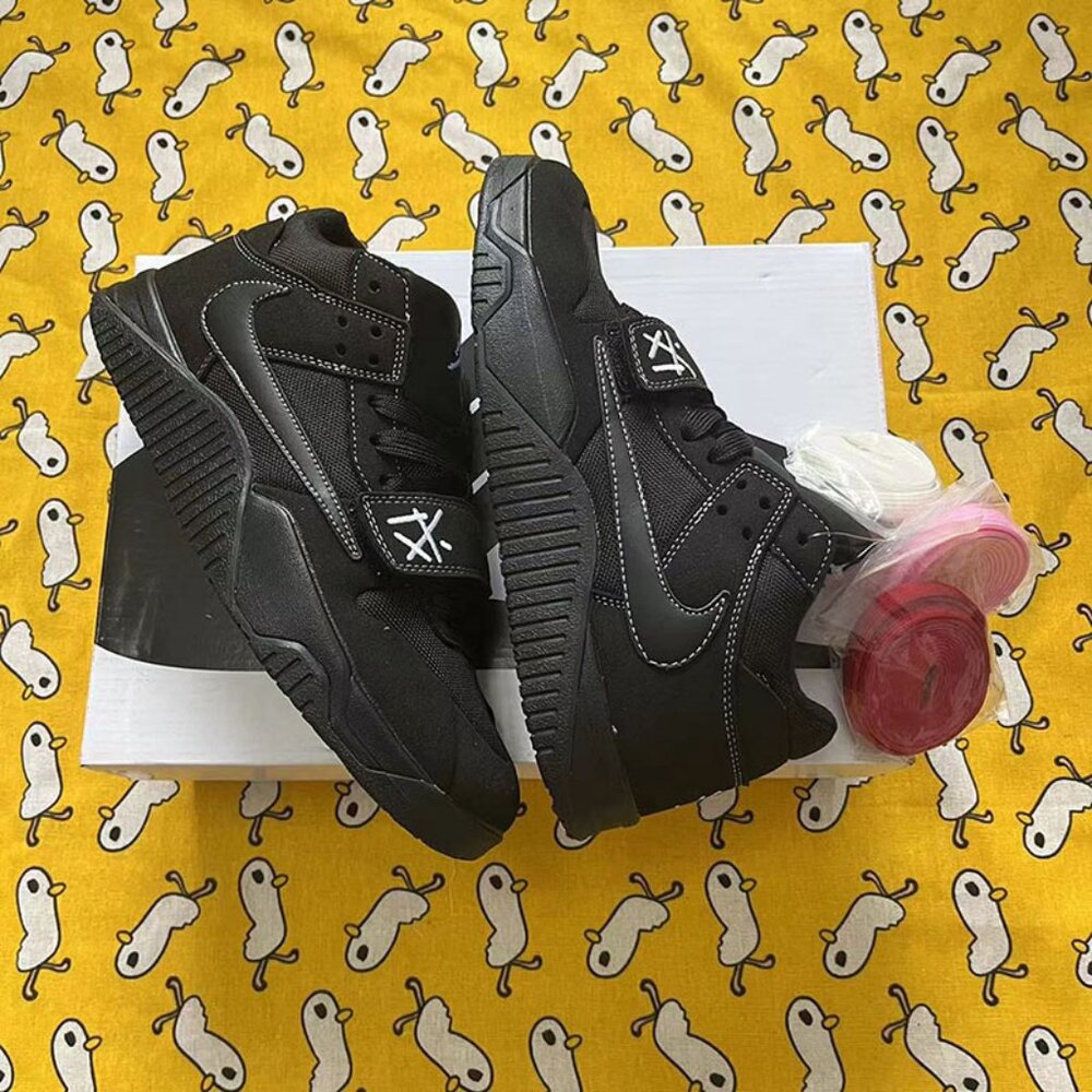 Jordan x TS Cut The Check TR ALL Black Unisex Sneakers